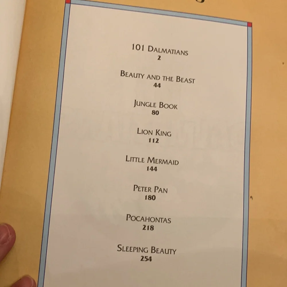 Disney Enchanted Tales large hardcover book of 8 stories children storybook VGUC
